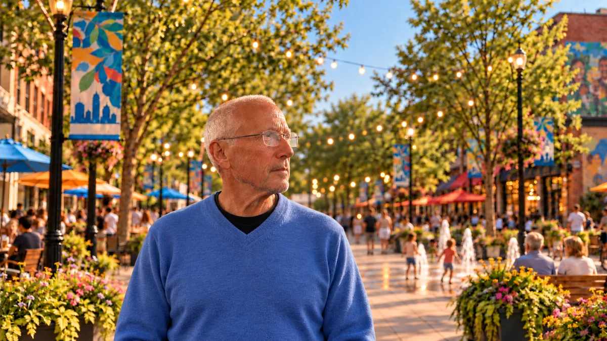 John Eagleton in downtown Greensboro